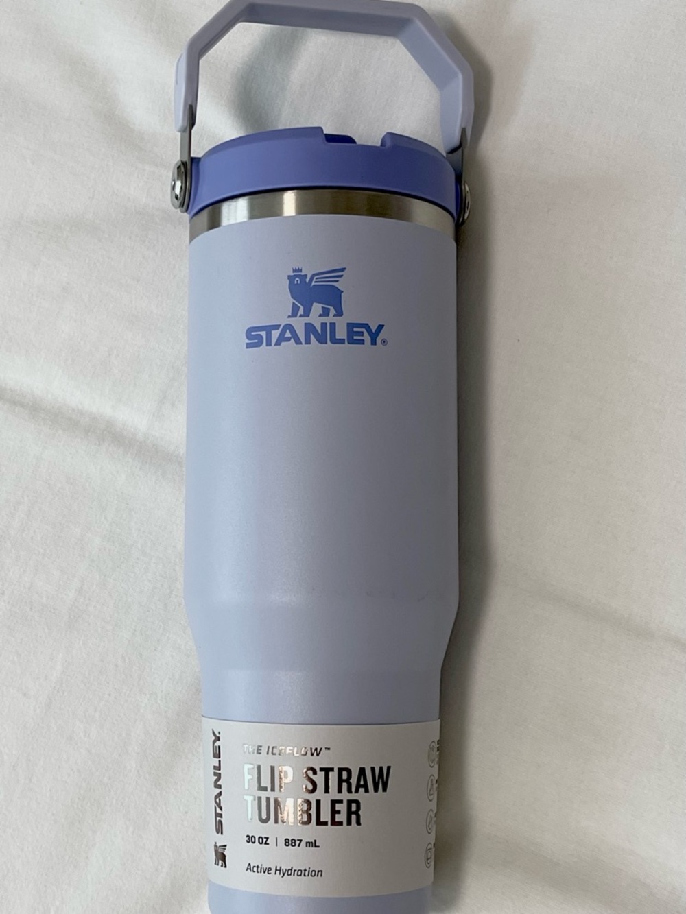 Stanley Lavender Flip Straw Tumbler with Handle 30 oz